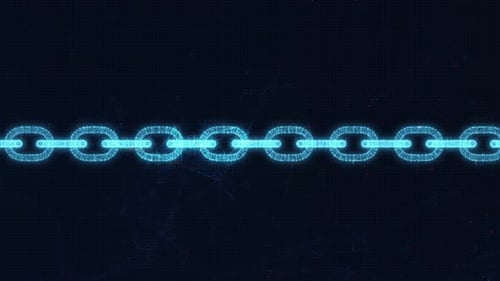 Digital cyber blockchain concept background