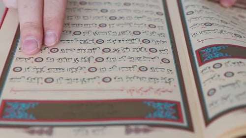 Muslim Learning Quran