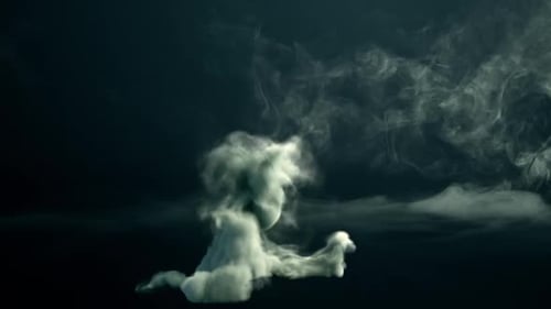 Dancing Character From Smoke