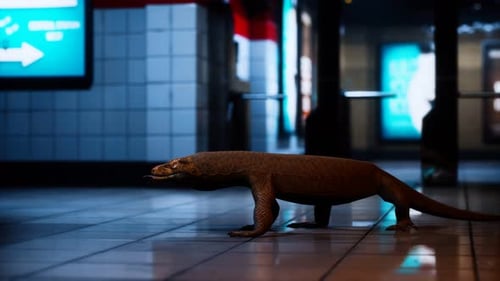 Comodo Dragon in Underground Metro Station
