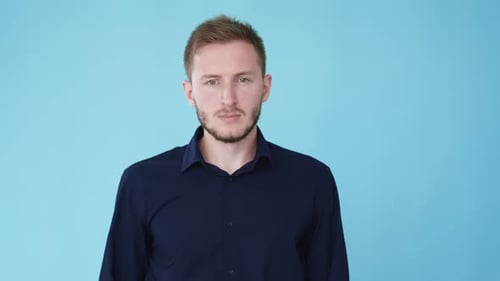 Stop Gesture Rejection Sign Man Hand Gif Loop