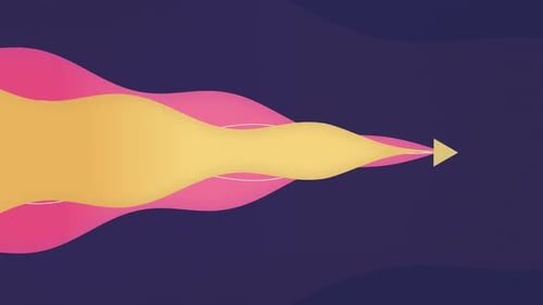 Abstrakter Arrowhead Wave Warp-Hintergrund