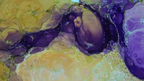 Abstract Colorful Swirling Cell Background