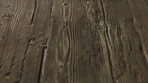 Moving Over Distressed Wooden Planks Texture Background