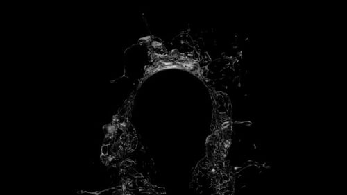 Double Water Splashes - Circle Shape