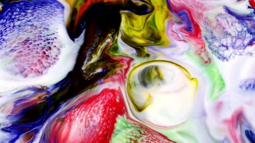 Abstract Colorful Paint Spread 5