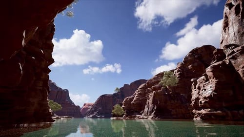 Floating On The Stone Valley River 4K
