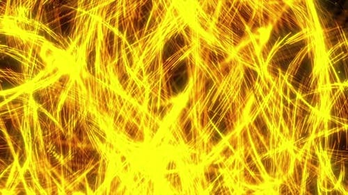 Energetic Abstract Flowing Light Trails Animation