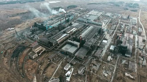 Factory Causing Air Pollution