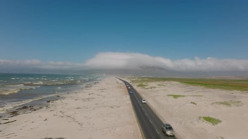 Forwards Tracking of Cars Driving on Coastal Road