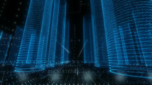 Blue Digital City