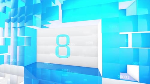 3D Countdown 4er-Pack