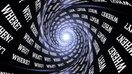 Five Fw Questions Keywords on the Tunnel Wall, Loopable