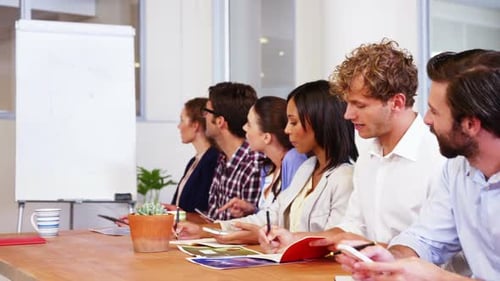 Diverse Group of Adults Meeting for Training