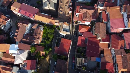 Cable Cars Over The Old District