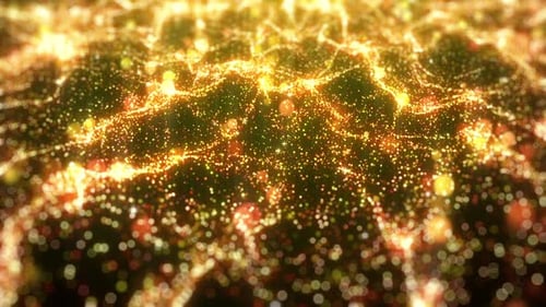 Contexte des Gold Particle Lights Awards