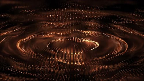 Abstract Circle Particles 4K