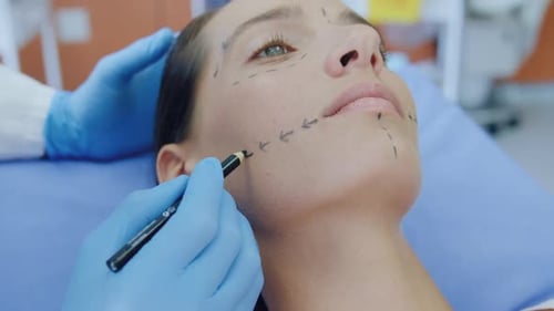 Preparation for Cosmetic Surgery in a Hospital