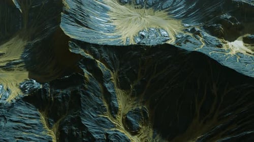 View of the Alien Planet Landscape