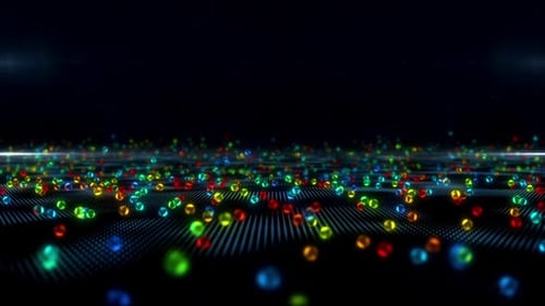 Multi Color Bubbles Field