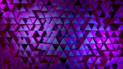 Abstrakter Hintergrund von glänzenden Dreiecken aus