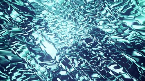 Blue Liquid Abstract Flow