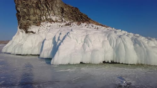Rock Cape on Baikal Lake