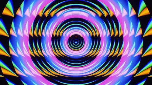 Abstrait pulsant avec des couleurs vives 02