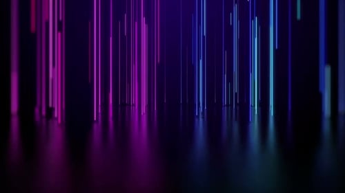 Lights Falling VJ Background