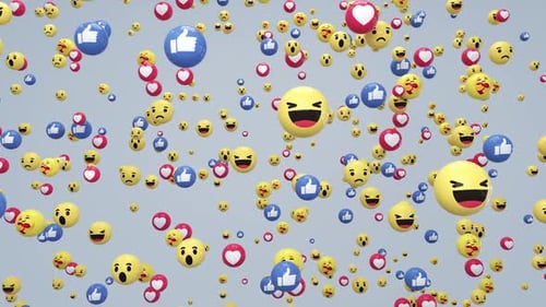 Emoji-Reaktion: Fallende HD