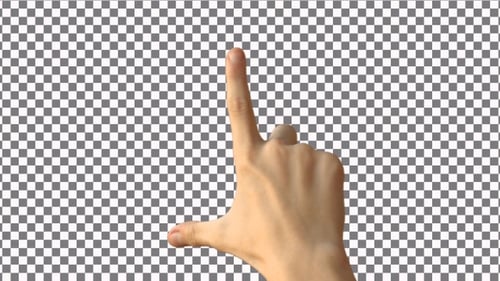 Hand Gestures Interacting with Digital Transparent Interface