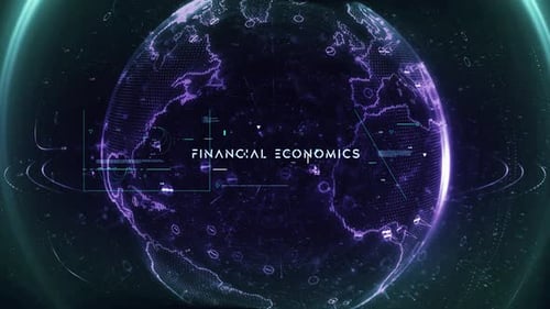 Données numériques Particle Earth Économie financière