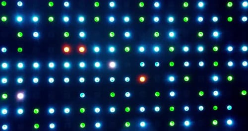 Futuristisches LED-Panel
