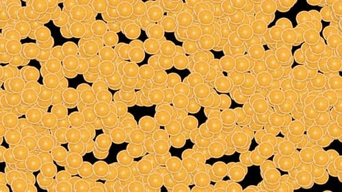 Falling Orange Slices Video Transition