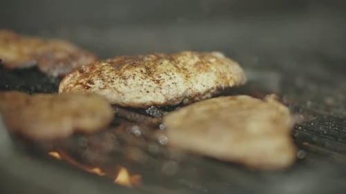 Flames in the Grill