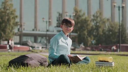 Online Education, Back To School, Happy Schoolboy, Learn Lessons.