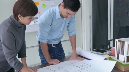Business person in office