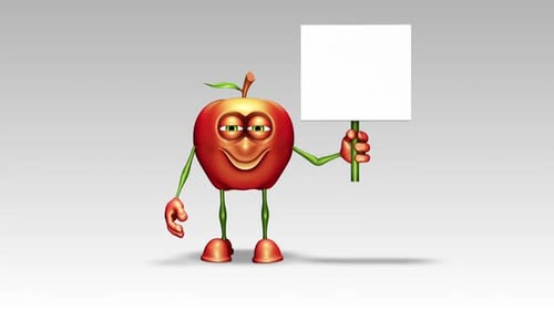 Apple Promotion Ads Looped Cartoon Animation
