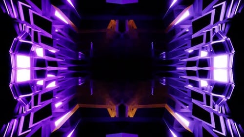 Vj Loop Music Equalizer Background Kaleidoscope 4K