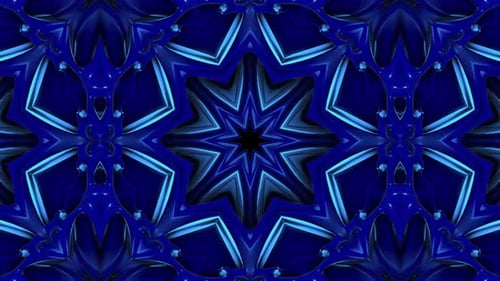 3D Kaleidoskop Mandala-Schleife