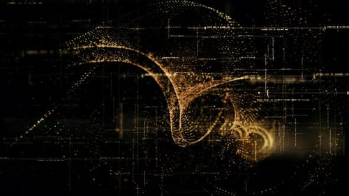 Fondo de simulación futurista Metaverse Matrix 08