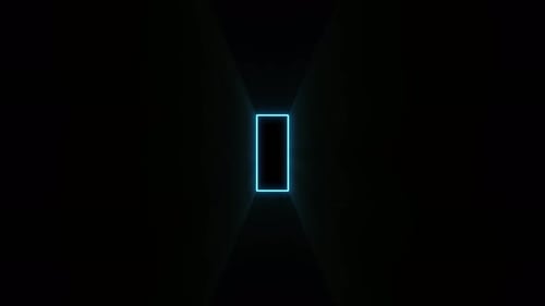 Abstract VJ Laser Show Glowing Neon
