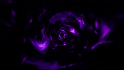 Abstract Purple Swirling Vortex Motion Background Loop