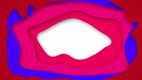 Pastel gradient waves colorful abstract background 3D animation