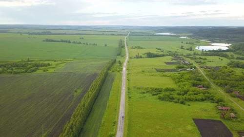 Car On Countryside Road