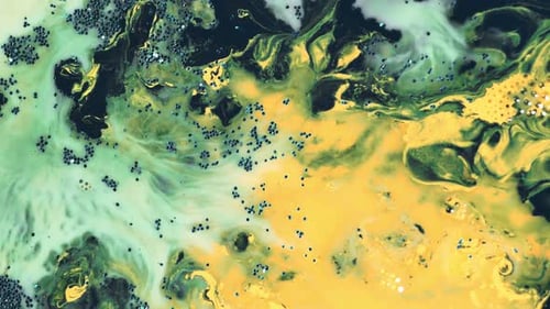 Abstract Footage of Swirling Colors and Glitter