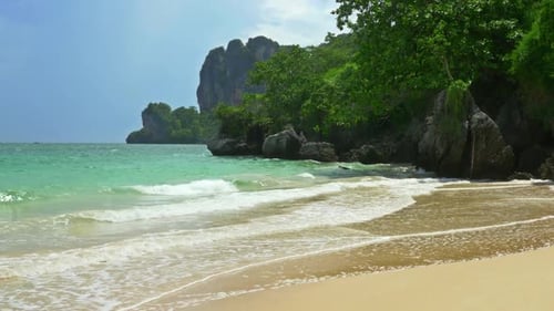 Hermosa playa tropical de Tailandia