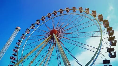 Ferris Wheel on Amusement Park