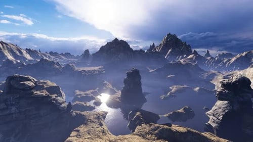 Mountain Landscape And Gorges