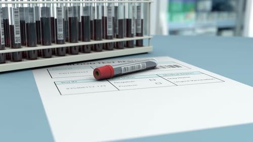 Blood Test Results Checklist Animation